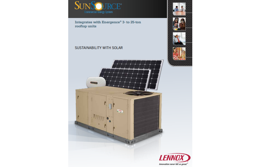 Infraestructura Inteligente  Lennox Sun Source 3 a 25 toneladas de capacidad de